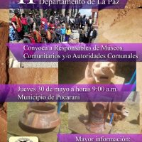 II Encuentro de Museos Comunitarios del Departamento de La Paz